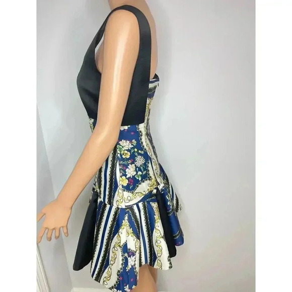 Eliatt Floral print fit and flare cocktail minidress size S Baroque print - Picture 3 of 9